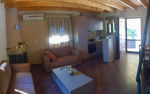 For sale two independent houses that are built on an area of 5 acres, in the area of Rouga-Paliampela Aitoloakarnania