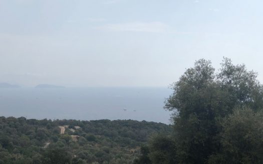 Plot of land with sea view in Evgiros, Lefkada