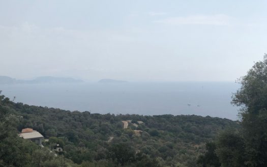 Plot of land with sea view in Evgiros, Lefkada
