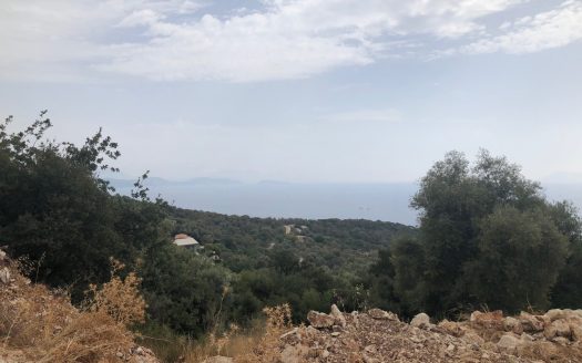 Plot of land with sea view in Evgiros, Lefkada